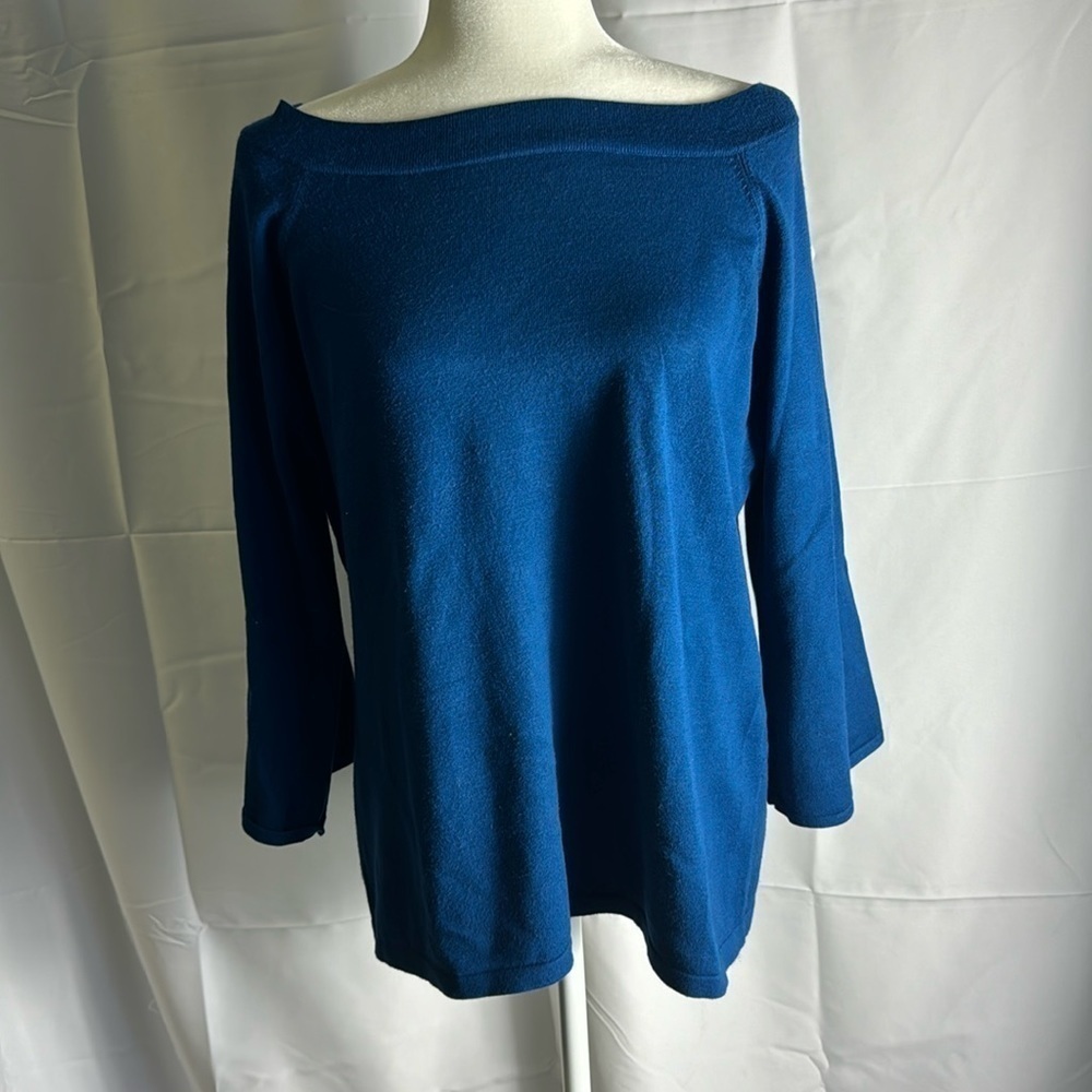 Chicos blue‎ sweater size 2